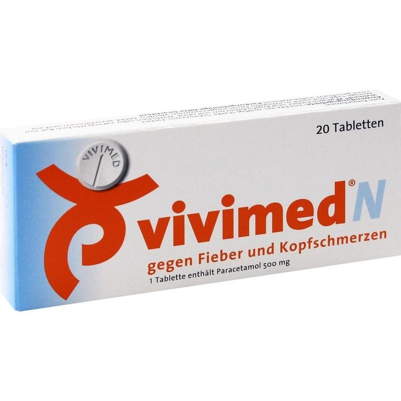 VIVIMED N gegen Fieber und Kopfschmerzen Tabletten