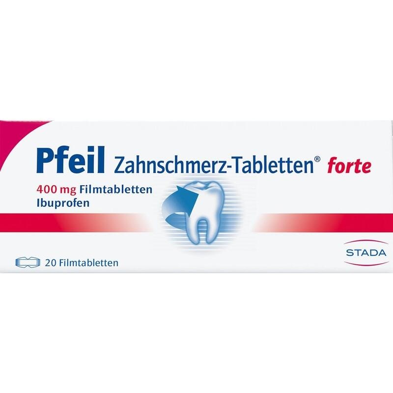PFEIL Zahnschmerz-Tabletten forte Filmtabletten