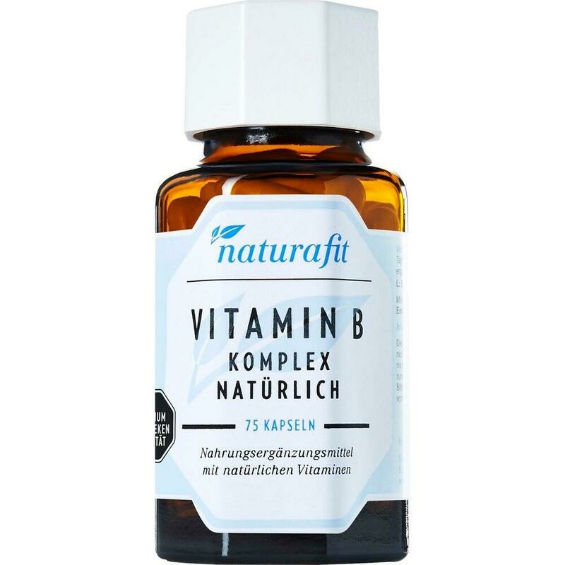 NATURAFIT Vitamin B Komplex natürlich Kapseln