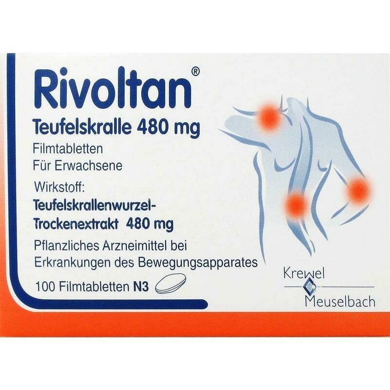 RIVOLTAN Teufelskralle 480 mg Filmtabletten