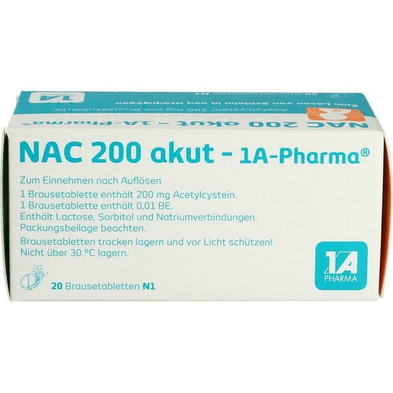 NAC 200 akut-1A Pharma Brausetabletten