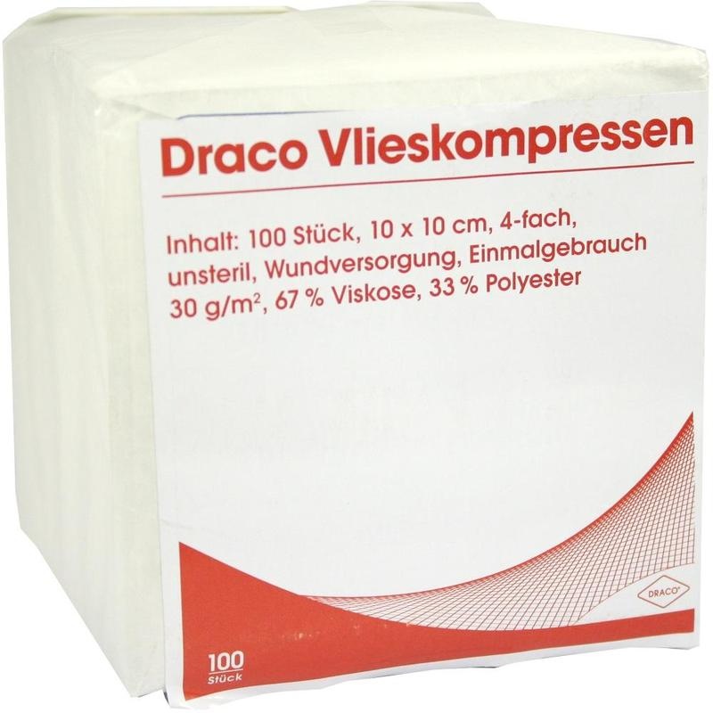 VLIESSTOFF-KOMPRESSEN unsteril 10x10 cm 4fach