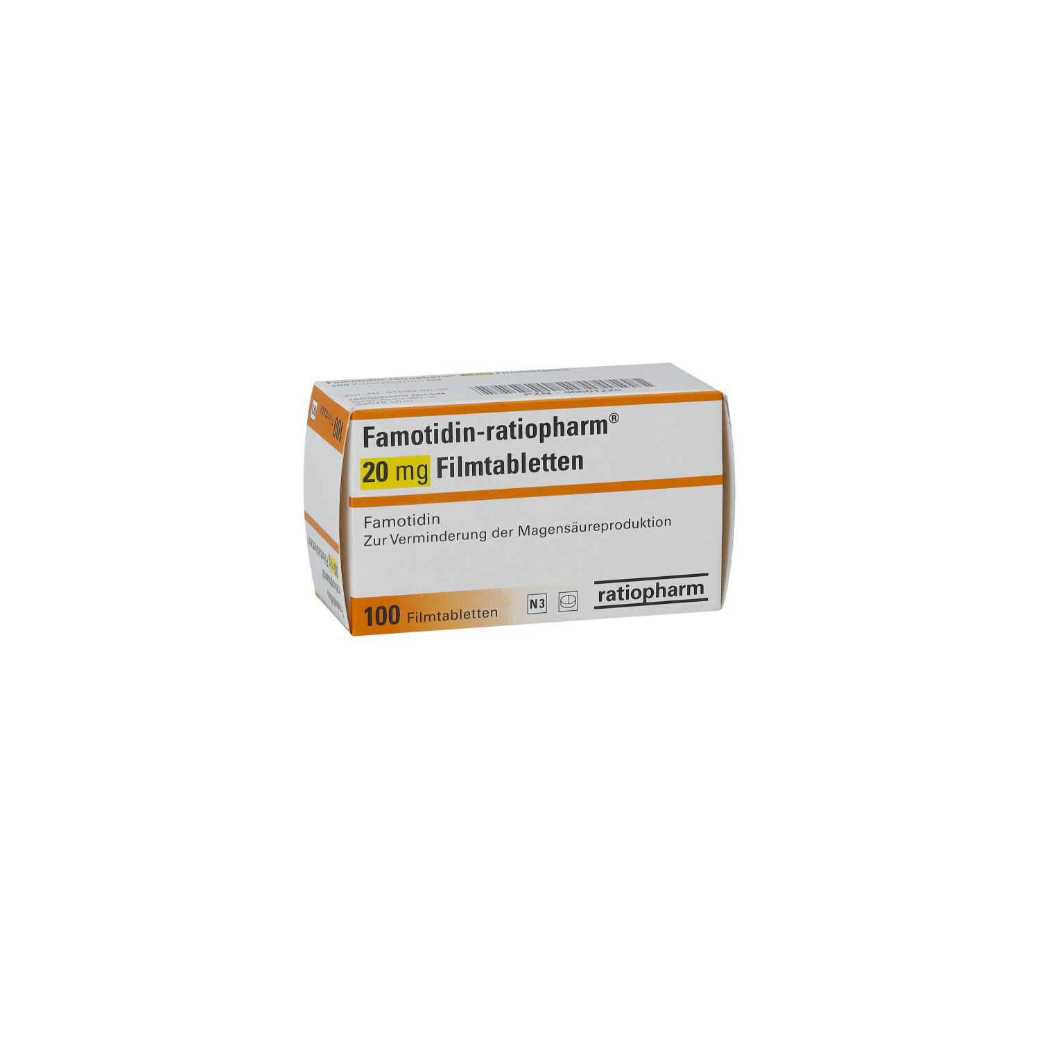 FAMOTIDIN-ratiopharm 20 mg Filmtabletten
