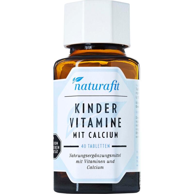 NATURAFIT Kindervitamine m.Calcium Lutschtabletten