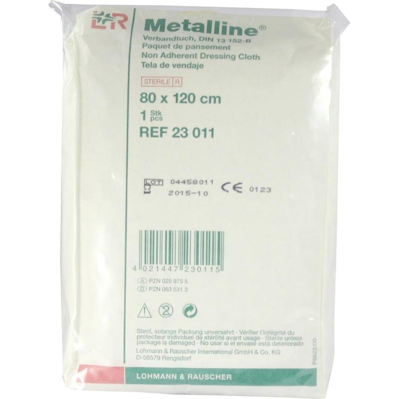 METALLINE Verbandtuch 80x120 cm