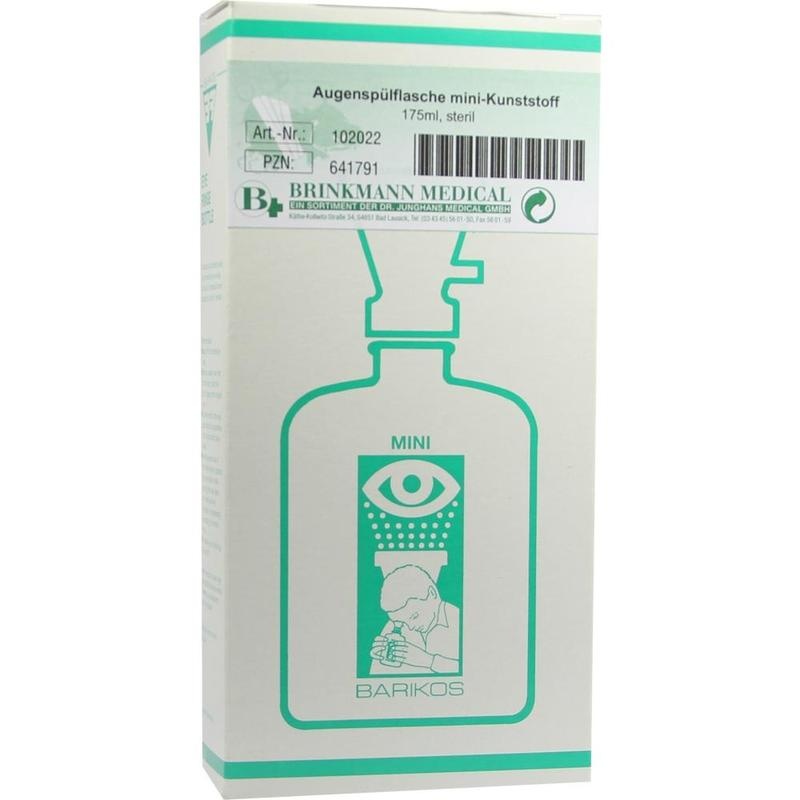 AUGENSPÜLFLASCHE Barikos mini m.ste.Flüssigk.175ml