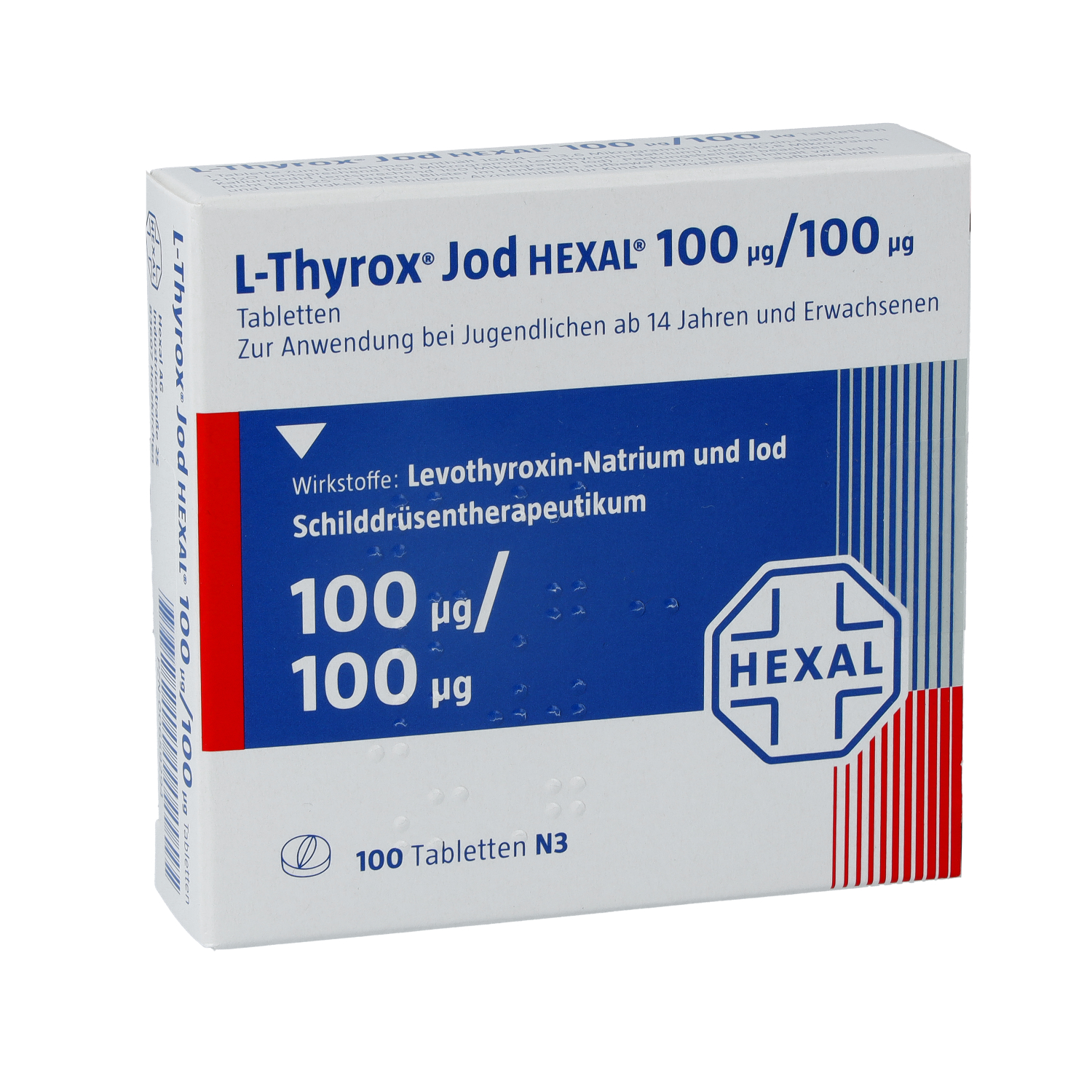L-THYROX Jod HEXAL 100/100 Tabletten