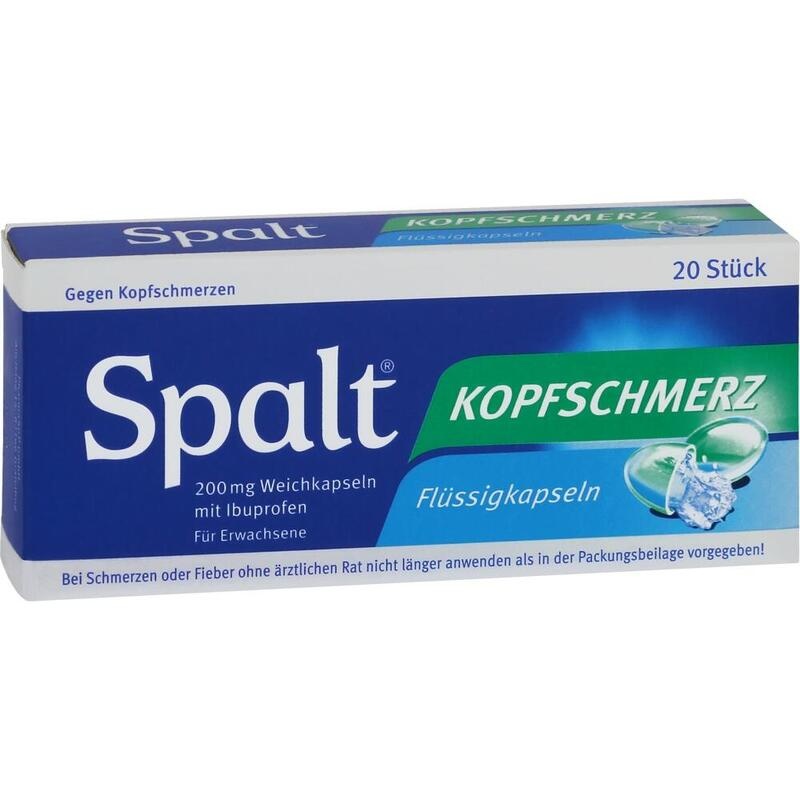 SPALT Kopfschmerz Weichkapseln