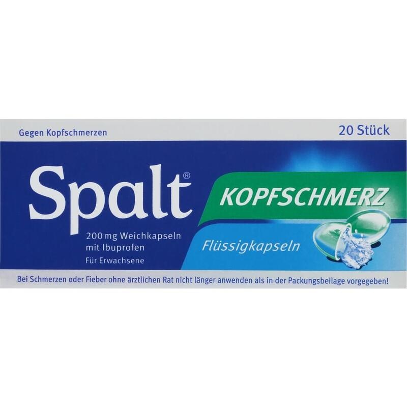 SPALT Kopfschmerz Weichkapseln