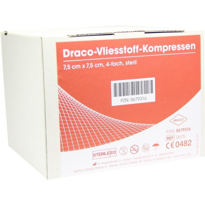 VLIESSTOFF-KOMPRESSEN steril 7,5x7,5 cm 4fach