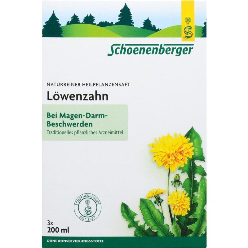 LÖWENZAHN SAFT Schoenenberger Heilpflanz.Säfte