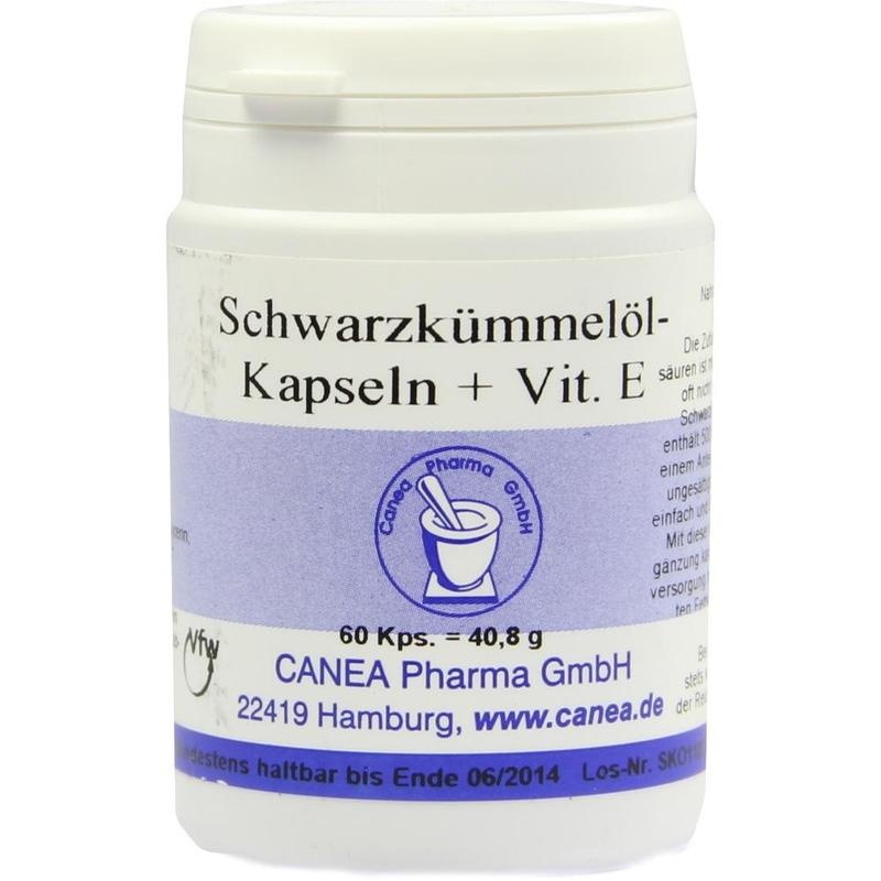 SCHWARZKÜMMELÖL Kapseln+Vitamin E