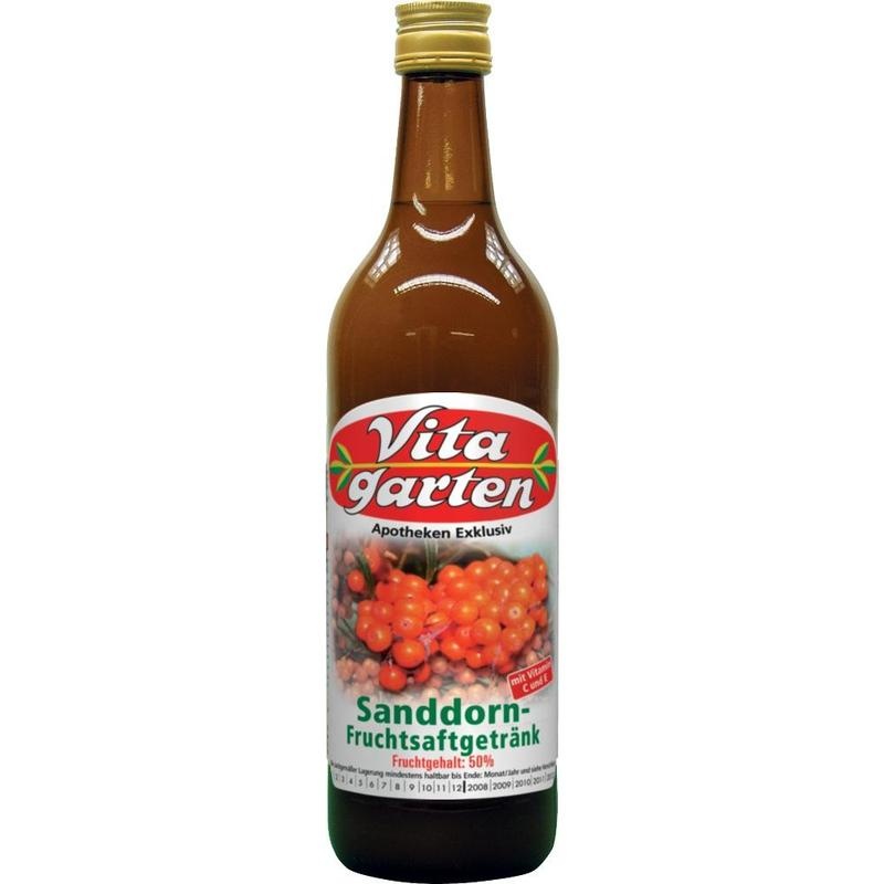 VITAGARTEN Sanddorn Fruchtsaft Getränk