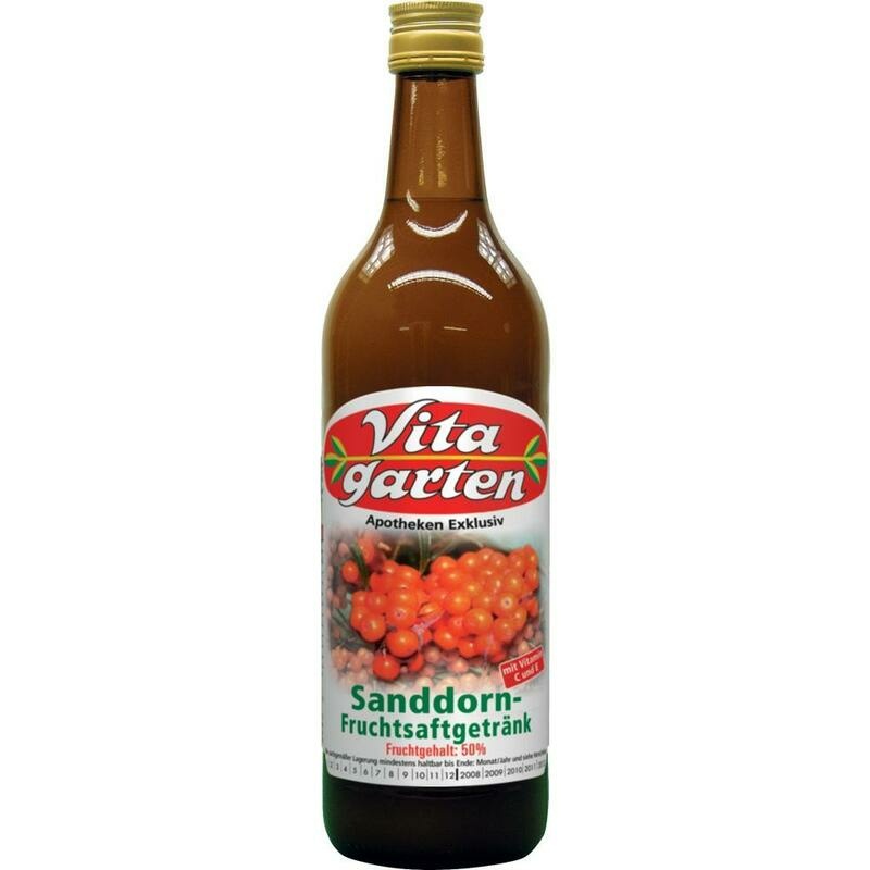 VITAGARTEN Sanddorn Fruchtsaft Getränk