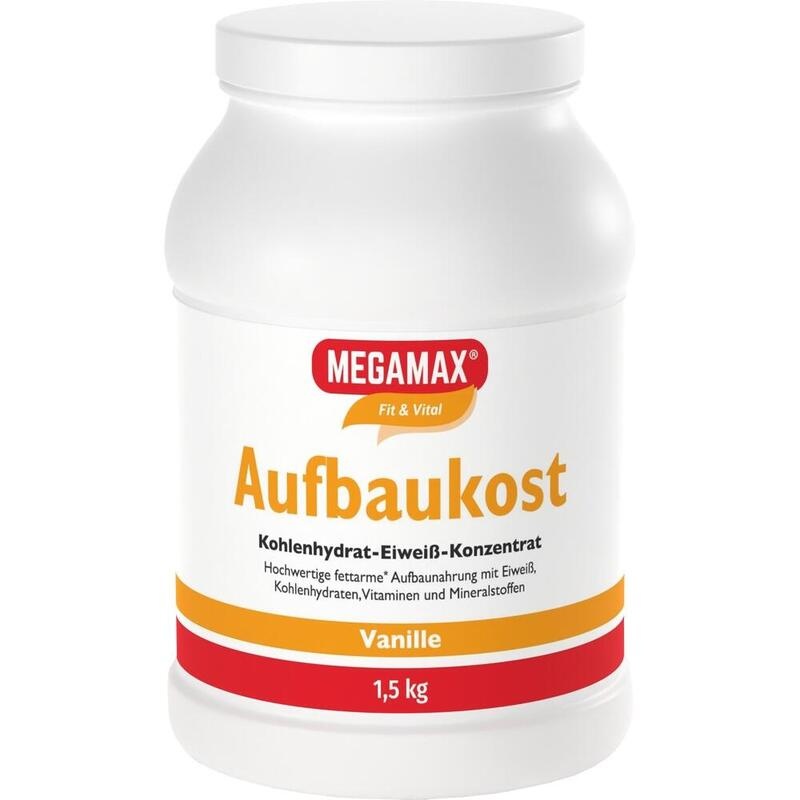 MEGAMAX Aufbaukost Vanille Pulver