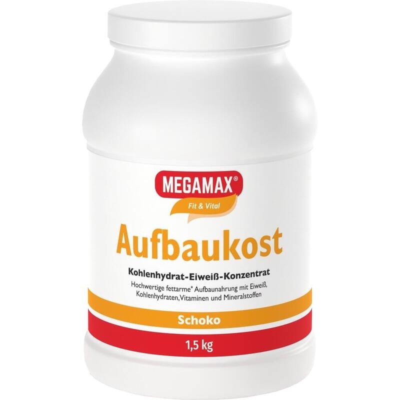 MEGAMAX Aufbaukost Schoko Pulver