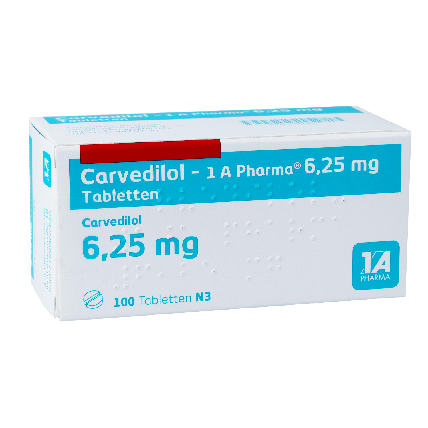 CARVEDILOL-1A Pharma 6,25 mg Tabletten