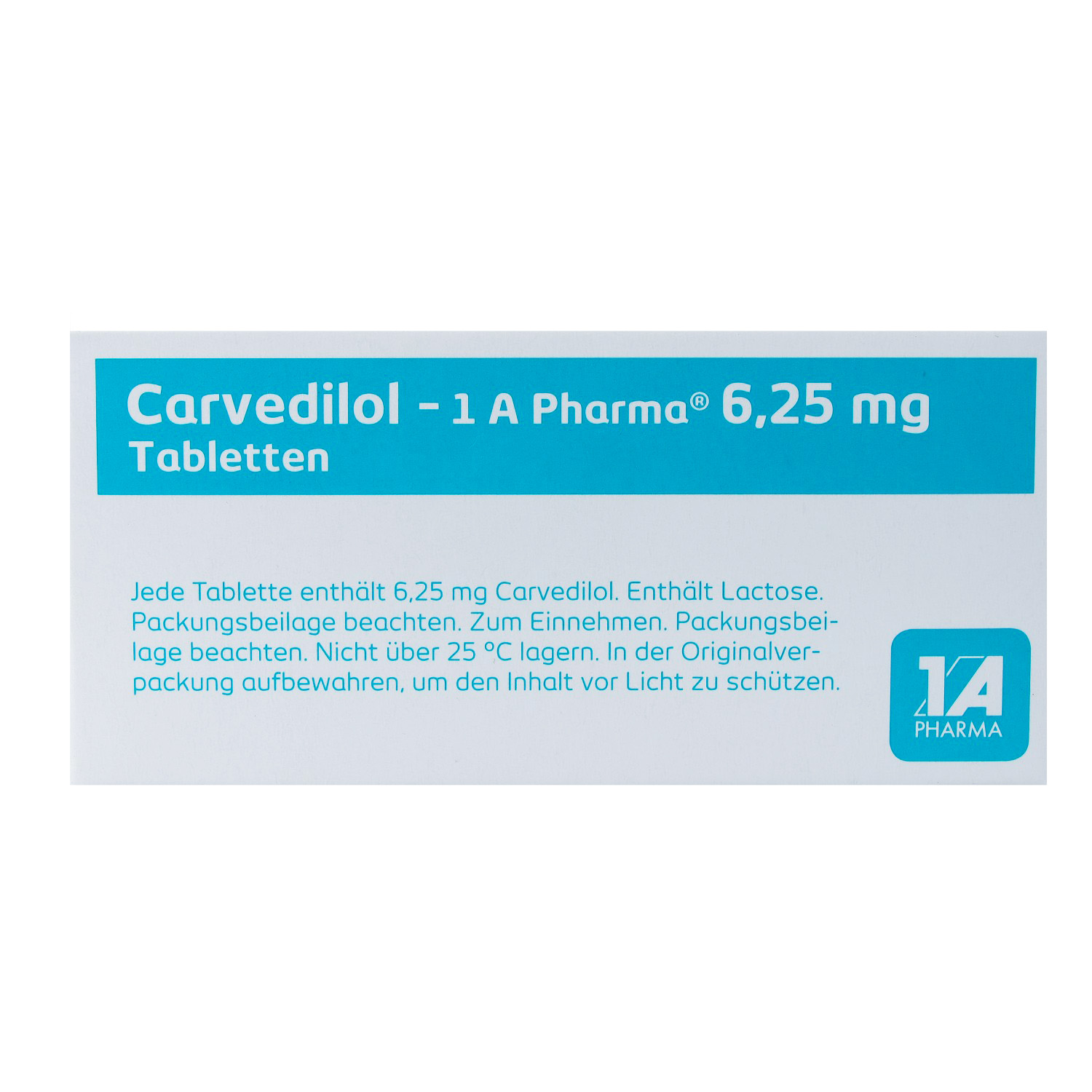 CARVEDILOL-1A Pharma 6,25 mg Tabletten