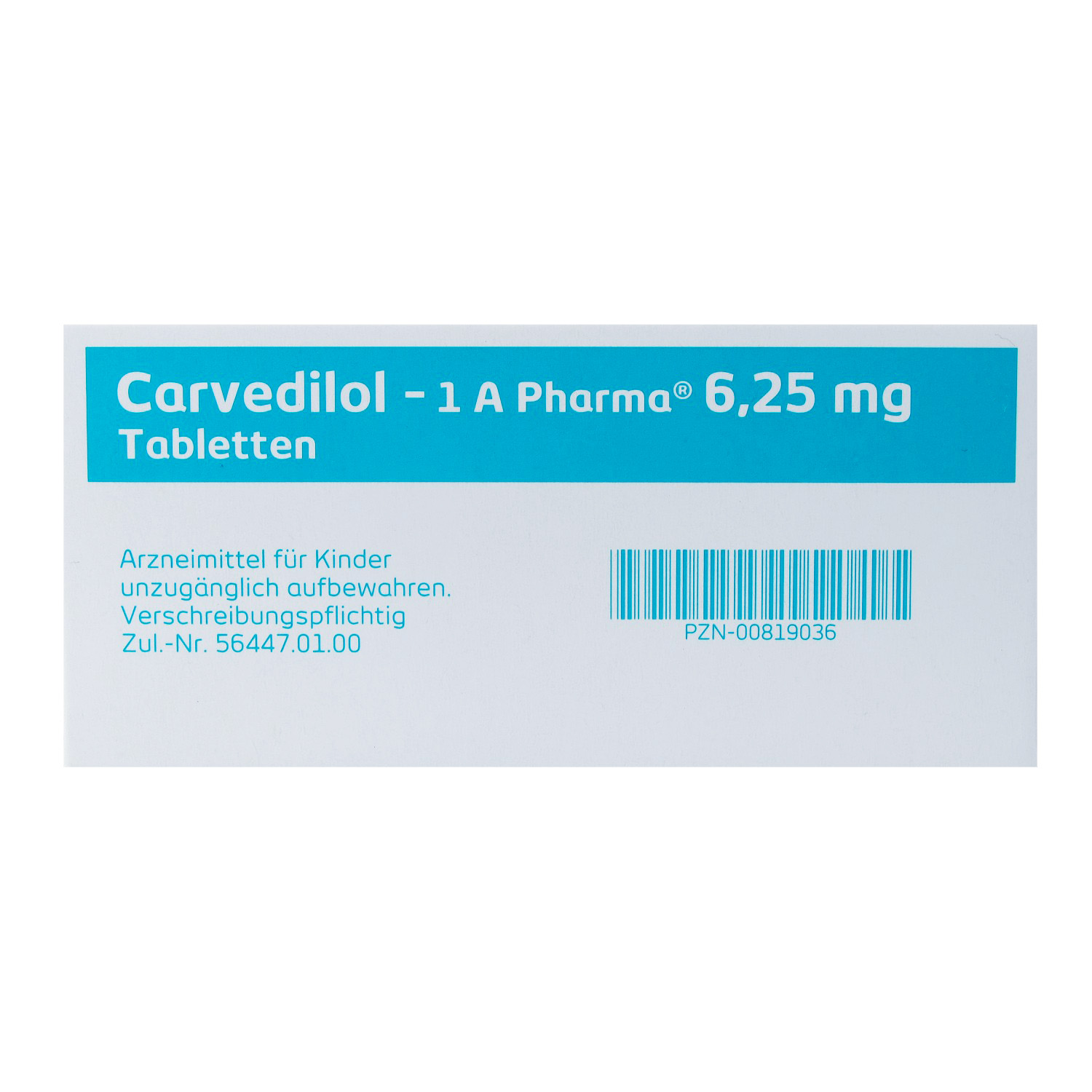 CARVEDILOL-1A Pharma 6,25 mg Tabletten
