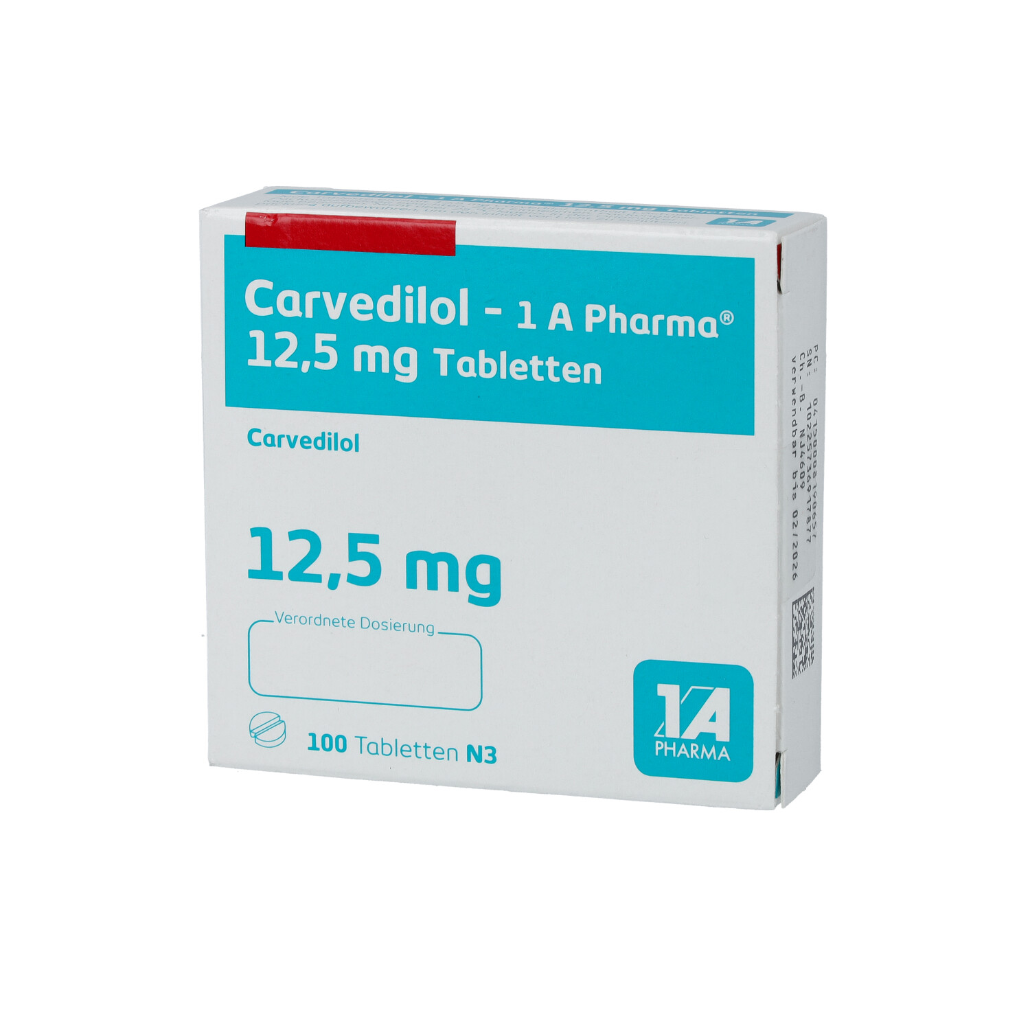CARVEDILOL-1A Pharma 12,5 mg Tabletten