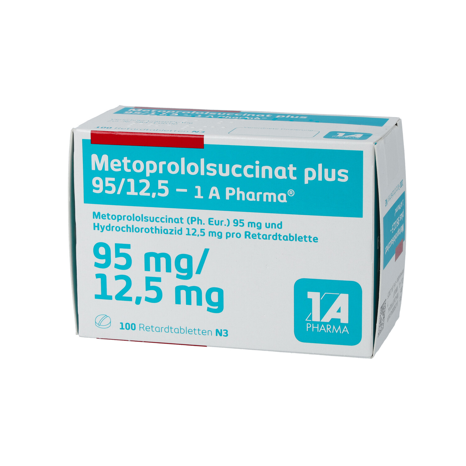 METOPROLOLSUCCINAT plus 95/12,5-1A Ph.Ret.Tabl.