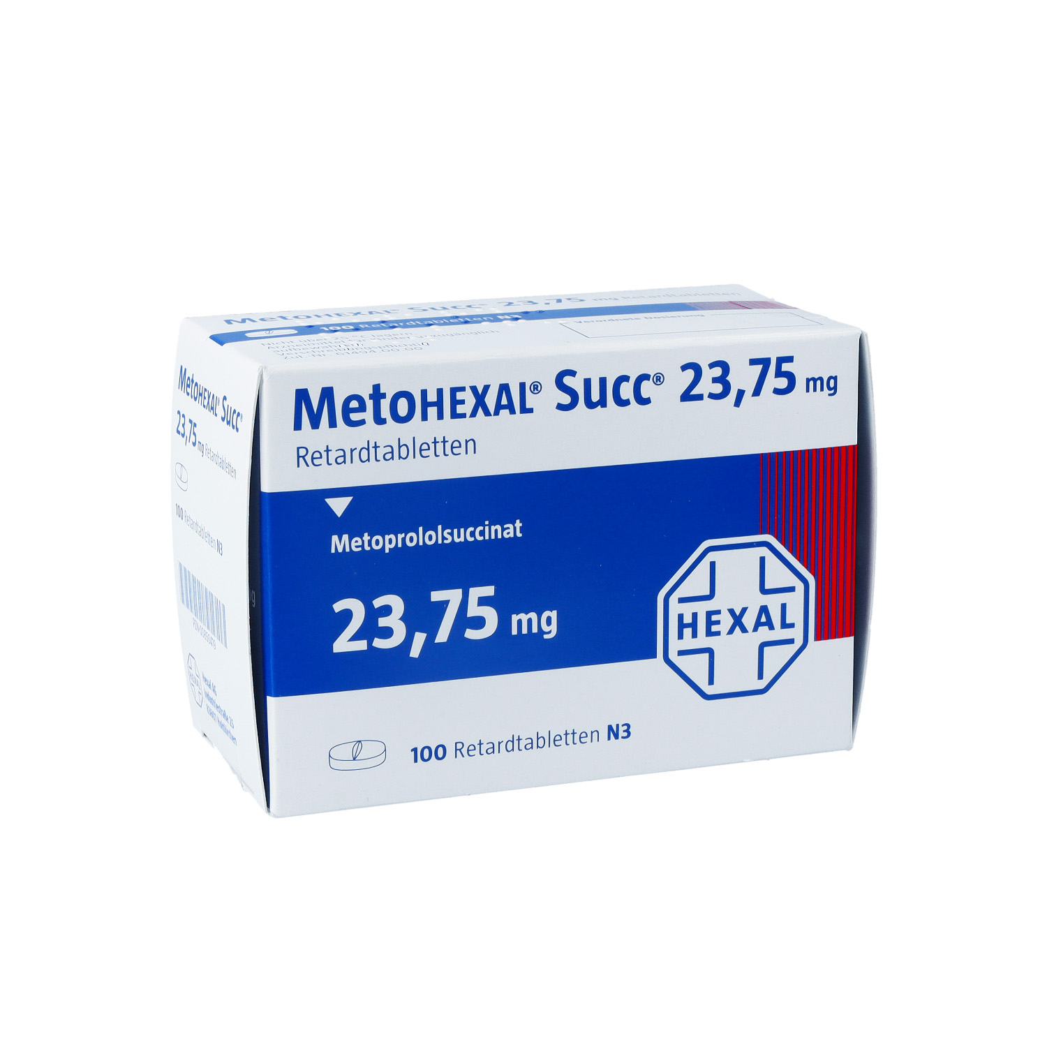 METOHEXAL Succ 23,75 mg Retardtabletten