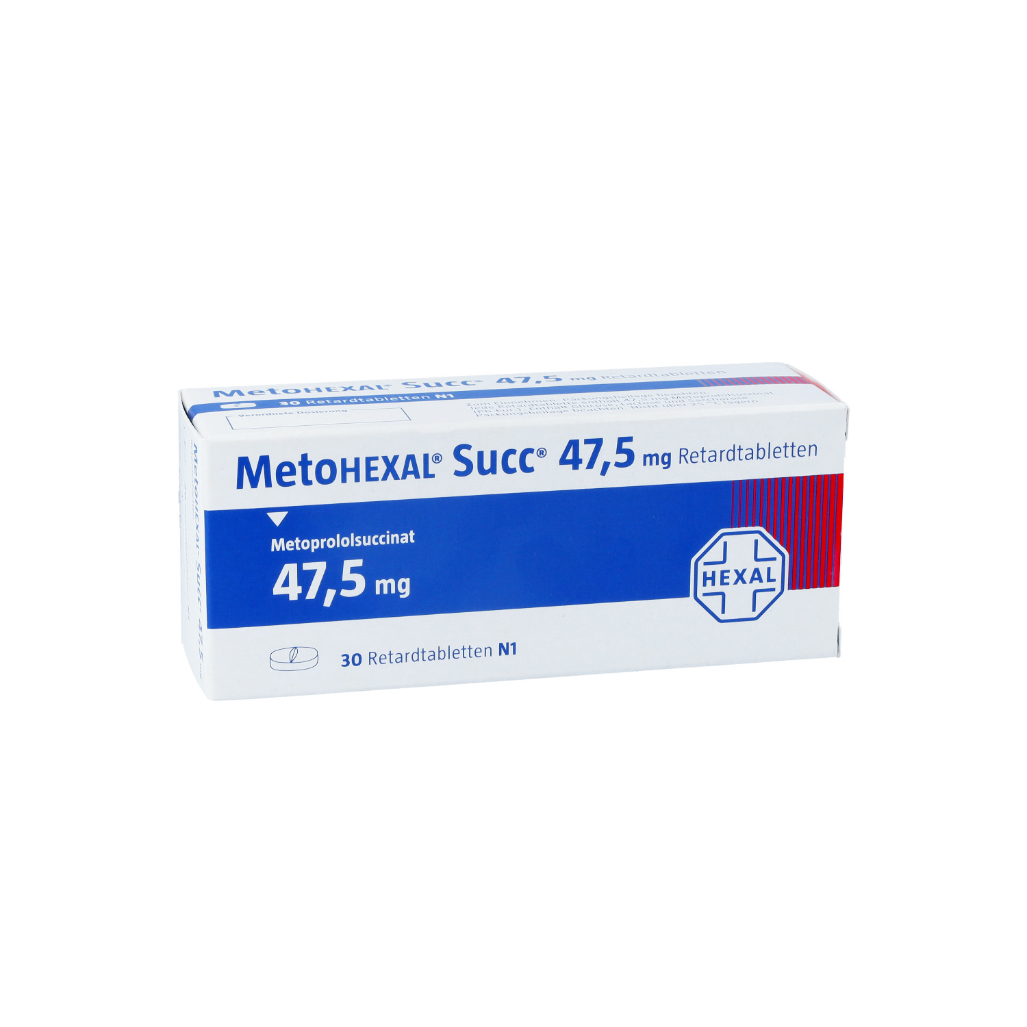 METOHEXAL Succ 47,5 mg Retardtabletten