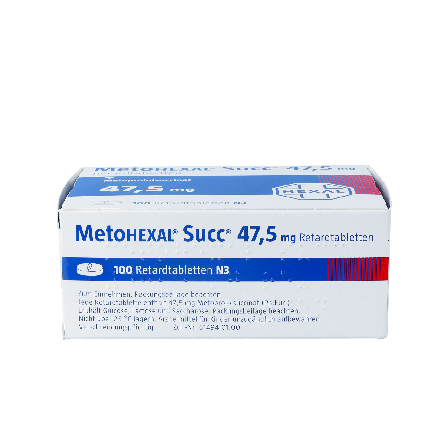 METOHEXAL Succ 47,5 mg Retardtabletten