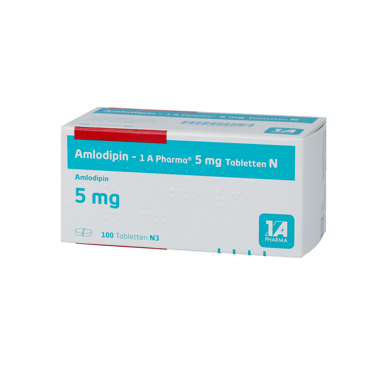 AMLODIPIN-1A Pharma 5 mg Tabletten N