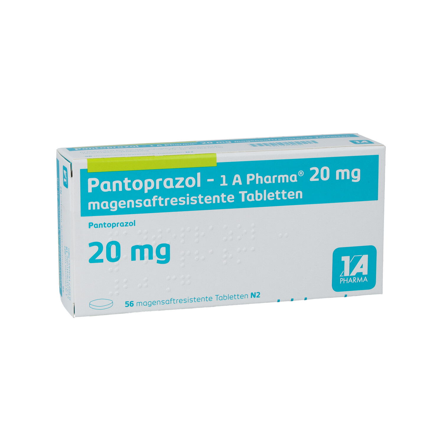 PANTOPRAZOL-1A Pharma 20 mg magensaftres.Tabletten