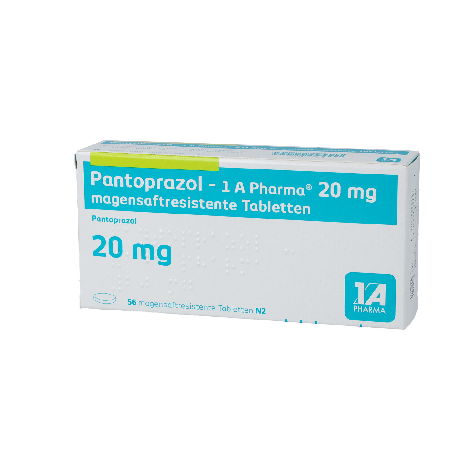 PANTOPRAZOL-1A Pharma 20 mg magensaftres.Tabletten
