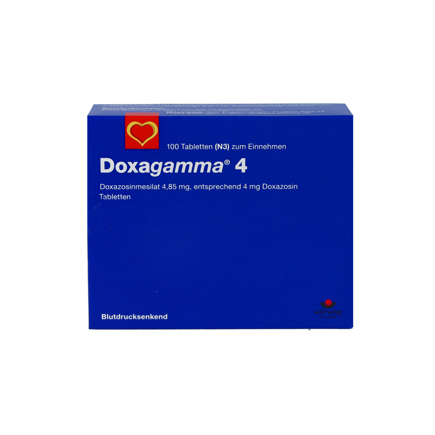 DOXAGAMMA 4 mg Tabletten