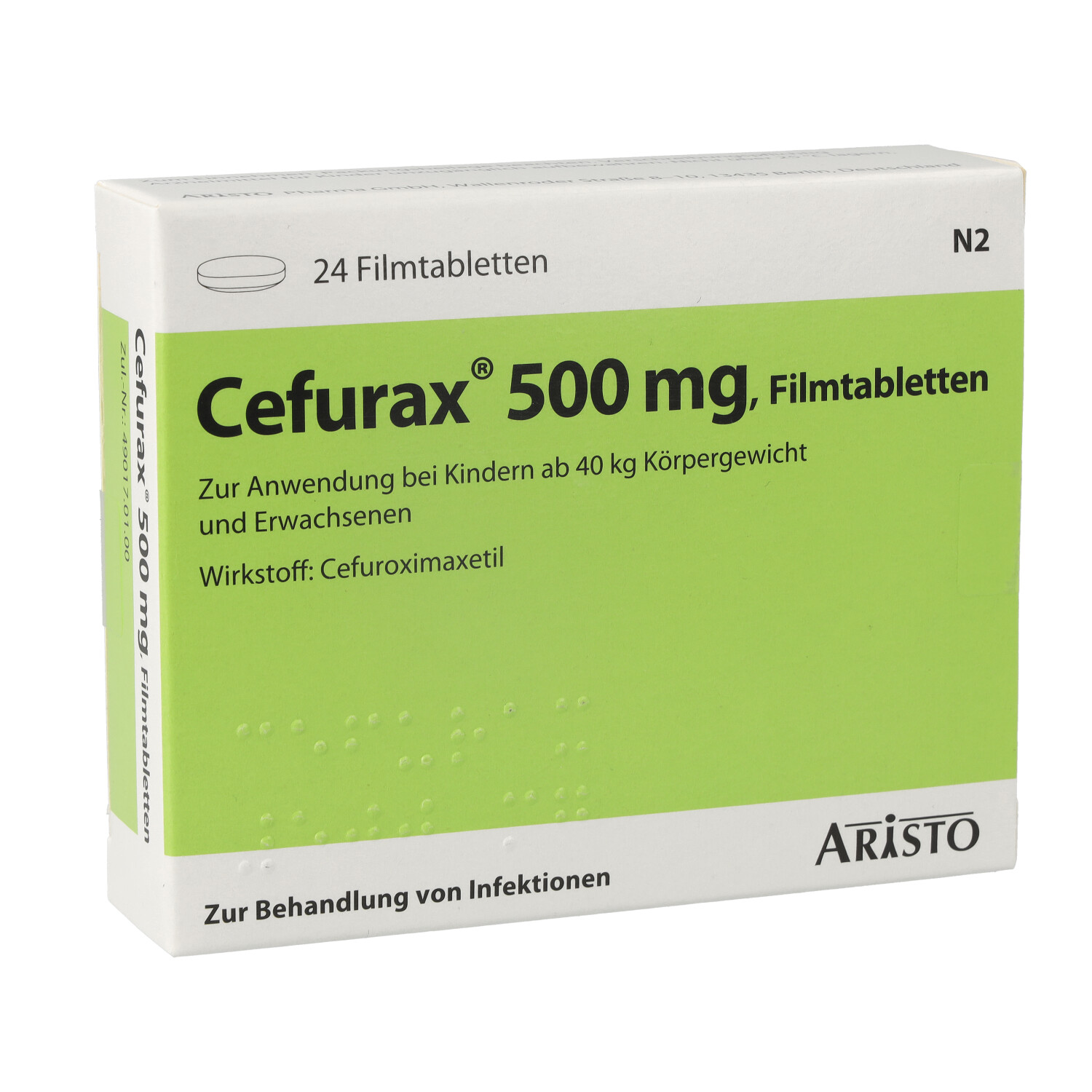 CEFURAX 500 mg Filmtabletten