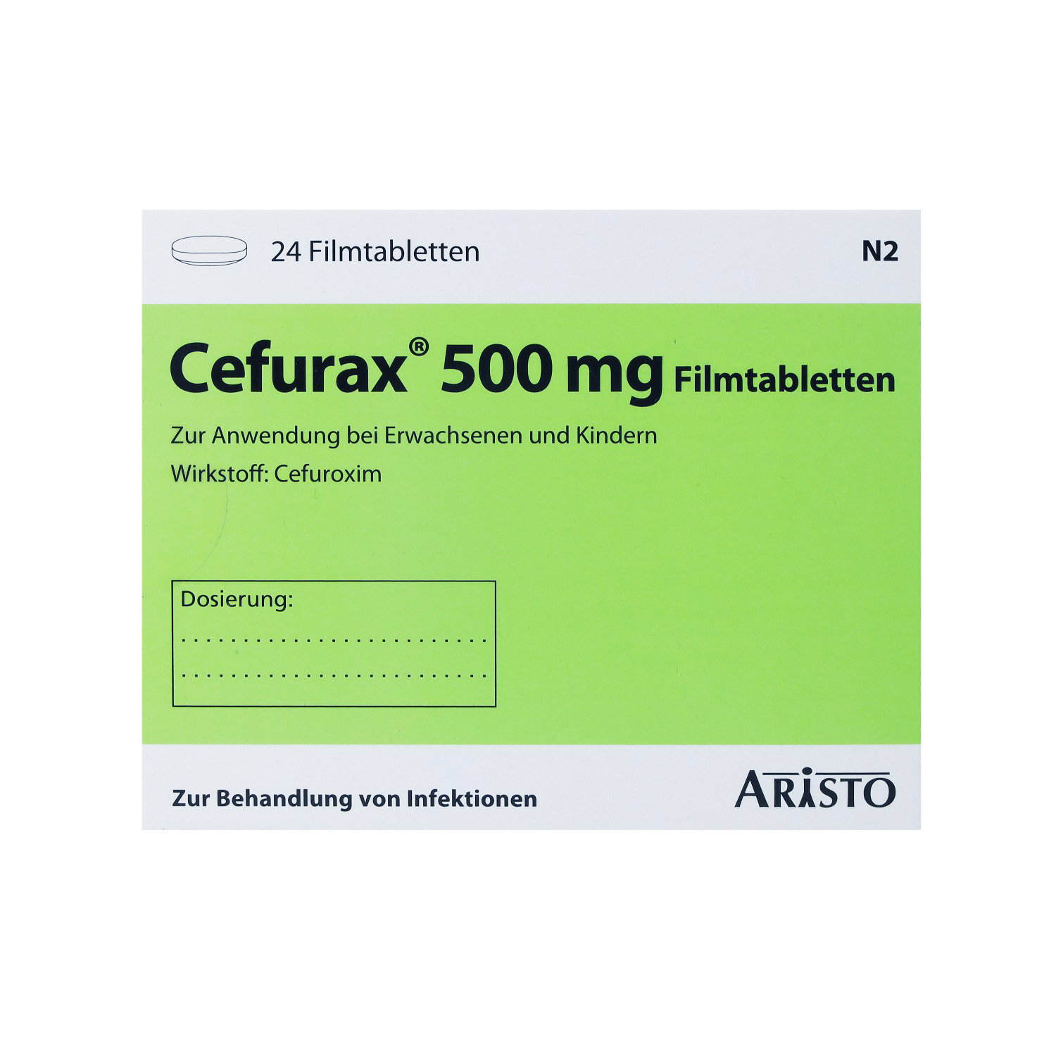 CEFURAX 500 mg Filmtabletten