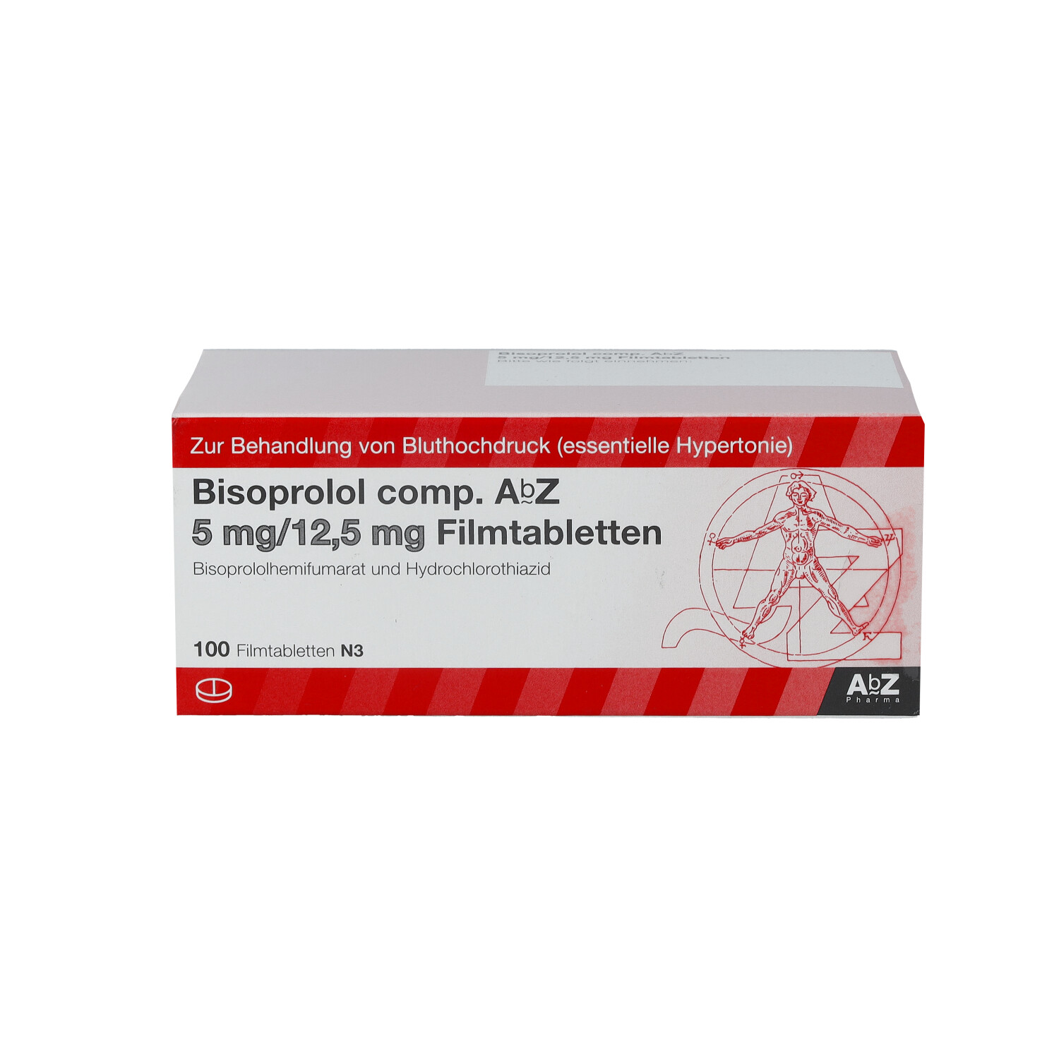 BISOPROLOL comp. AbZ 5/12,5 mg Filmtabletten