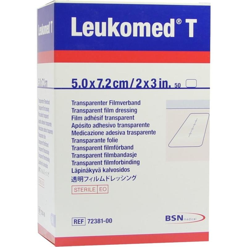 LEUKOMED transp.sterile Pflaster 5x7,2 cm
