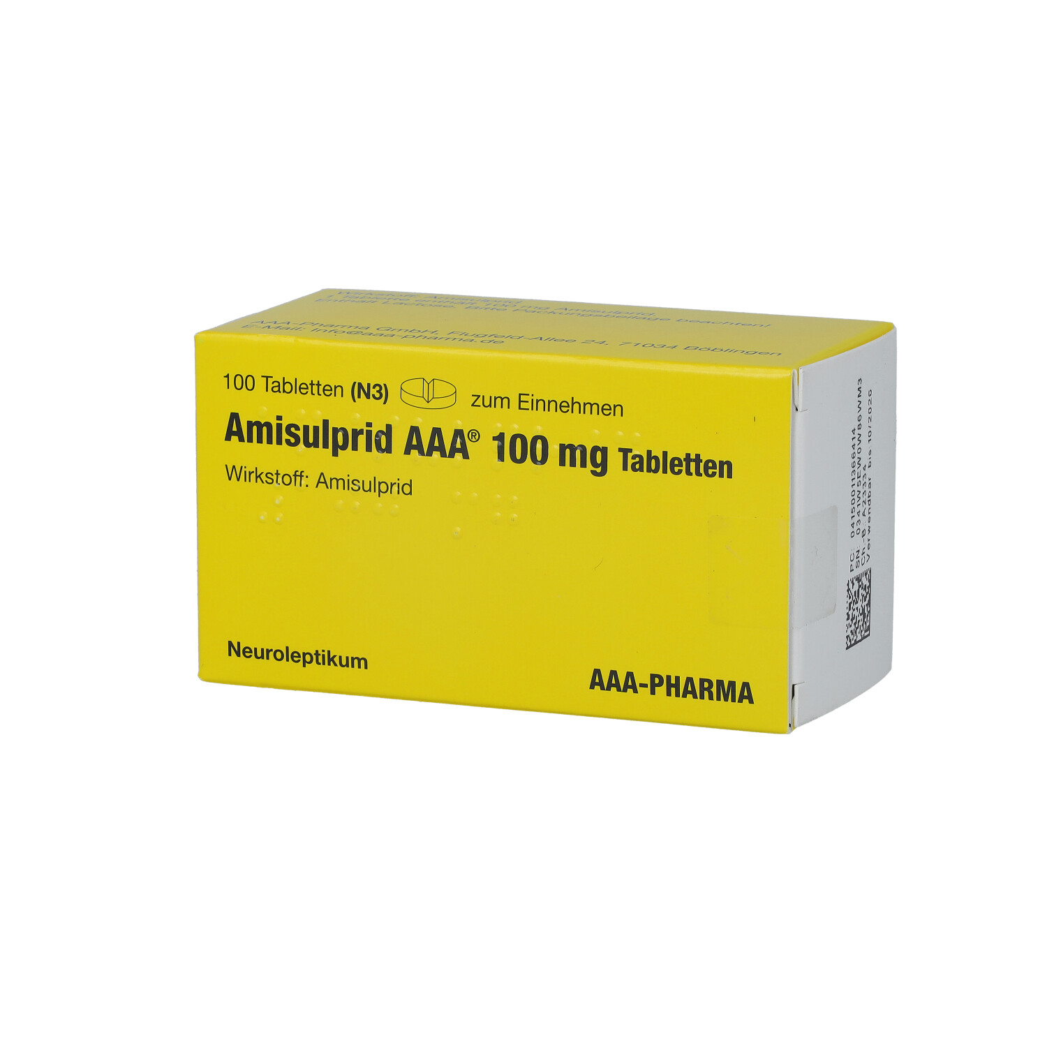 AMISULPRID AAA-Pharma 100 mg Tabletten