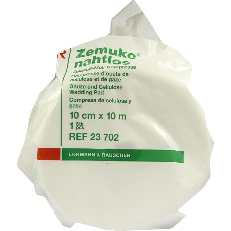 ZEMUKO Kompr.nahtlos gerollt 10 cmx10 m