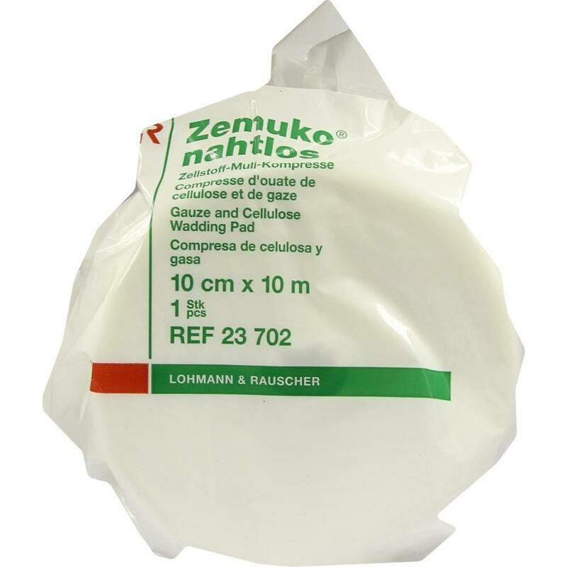 ZEMUKO Kompr.nahtlos gerollt 10 cmx10 m