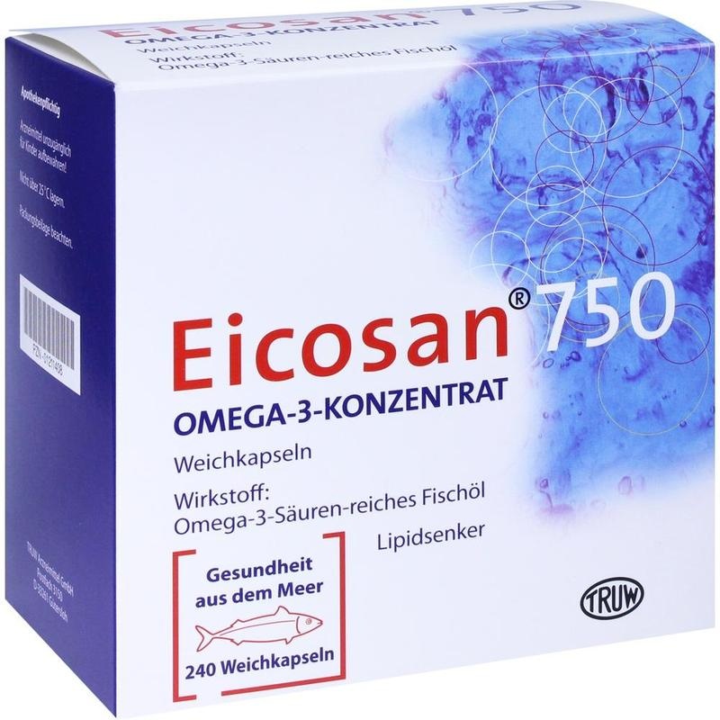 EICOSAN 750 Omega-3 Konzentrat Weichkapseln