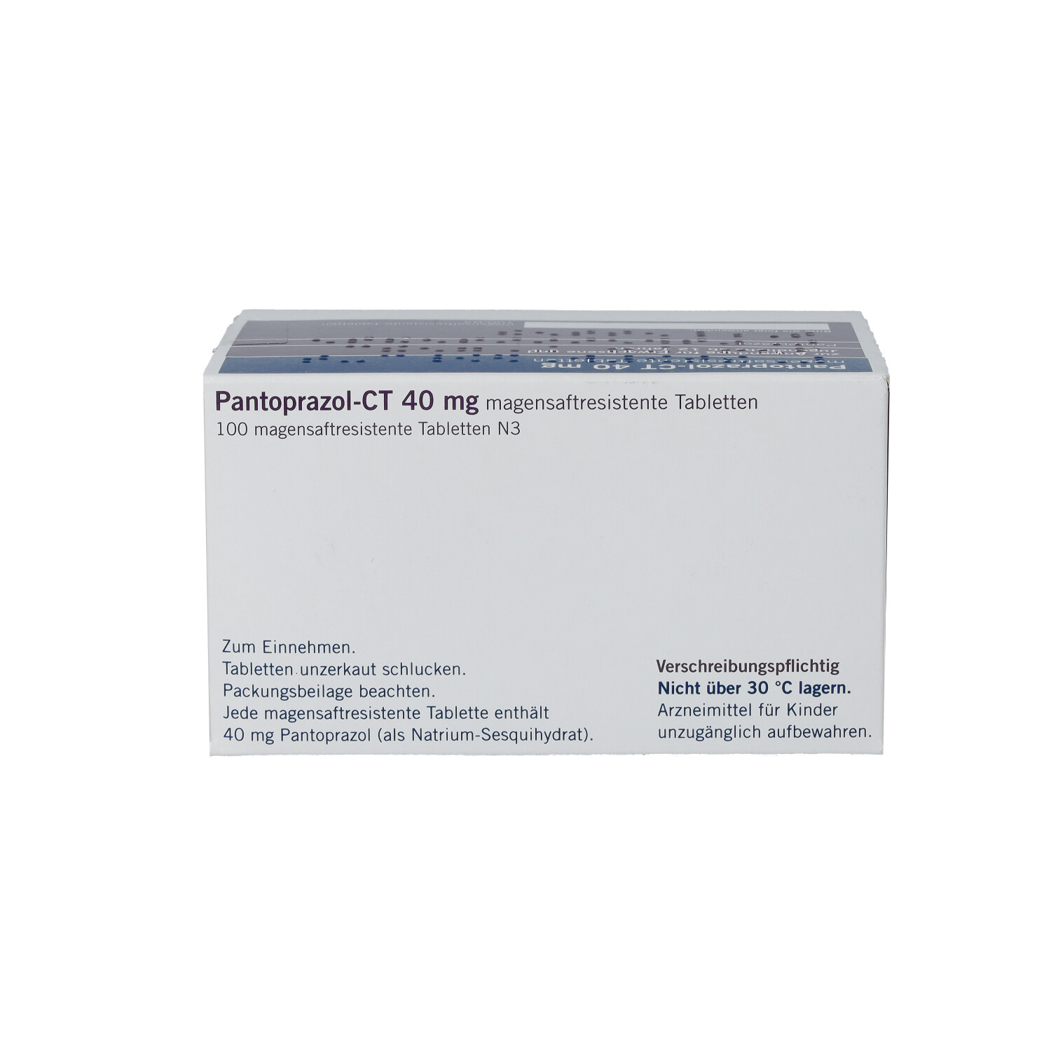 PANTOPRAZOL-CT 40 mg magensaftresistente Tabletten