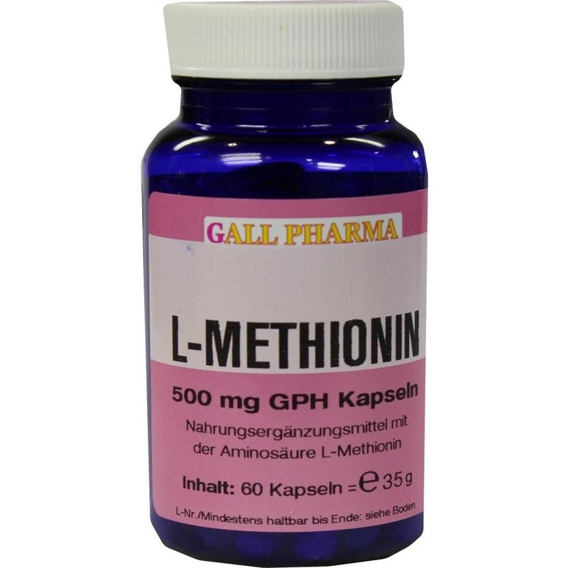 L-METHIONIN 500 mg Kapseln