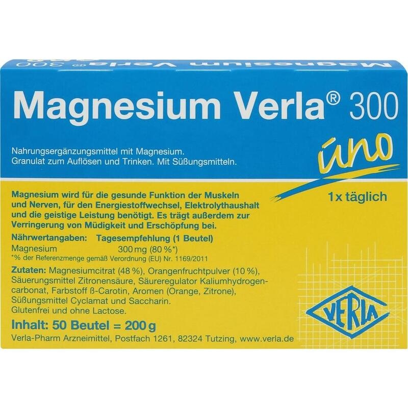 MAGNESIUM VERLA 300 Orange Granulat