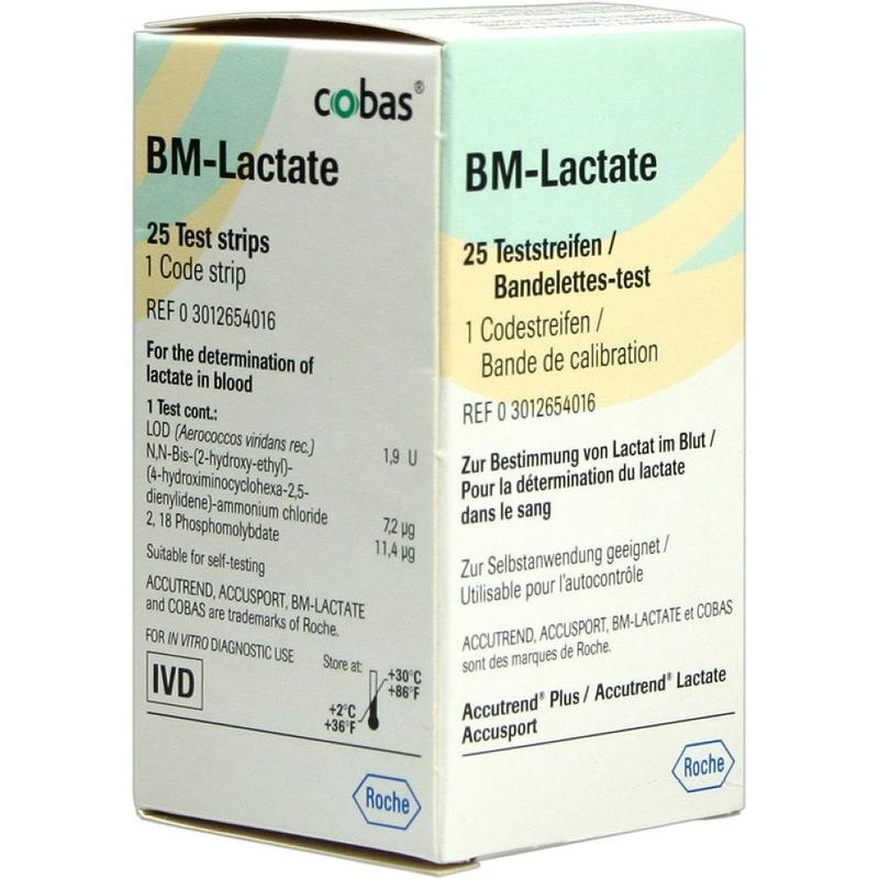 BM TEST Lactate Teststreifen
