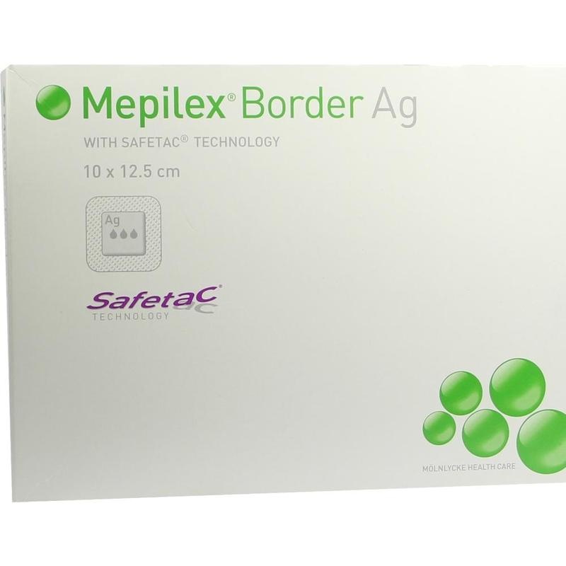 MEPILEX Border Ag Schaumverb.10x12,5 cm steril