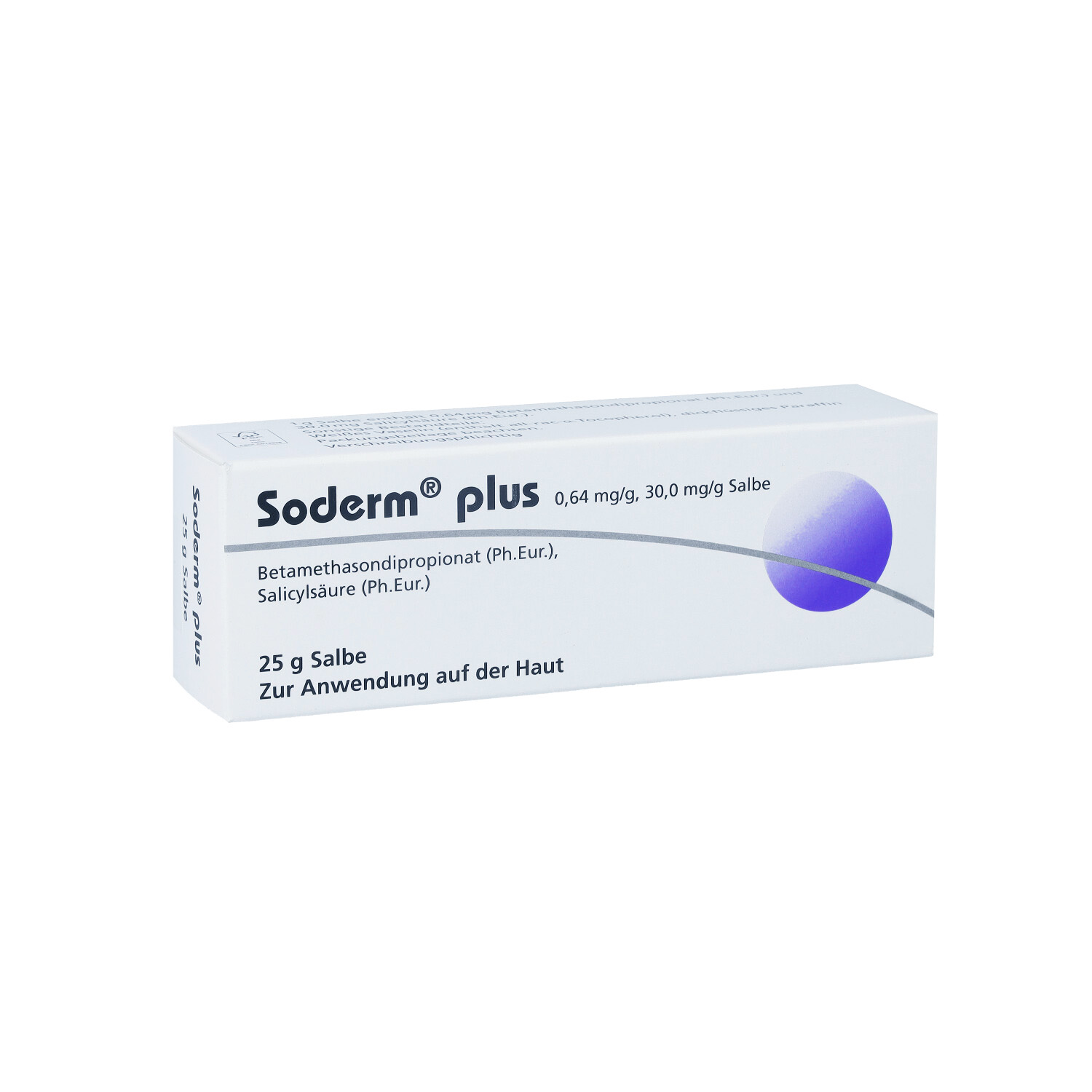 SODERM plus 0,64 mg/g + 30 mg/g Salbe