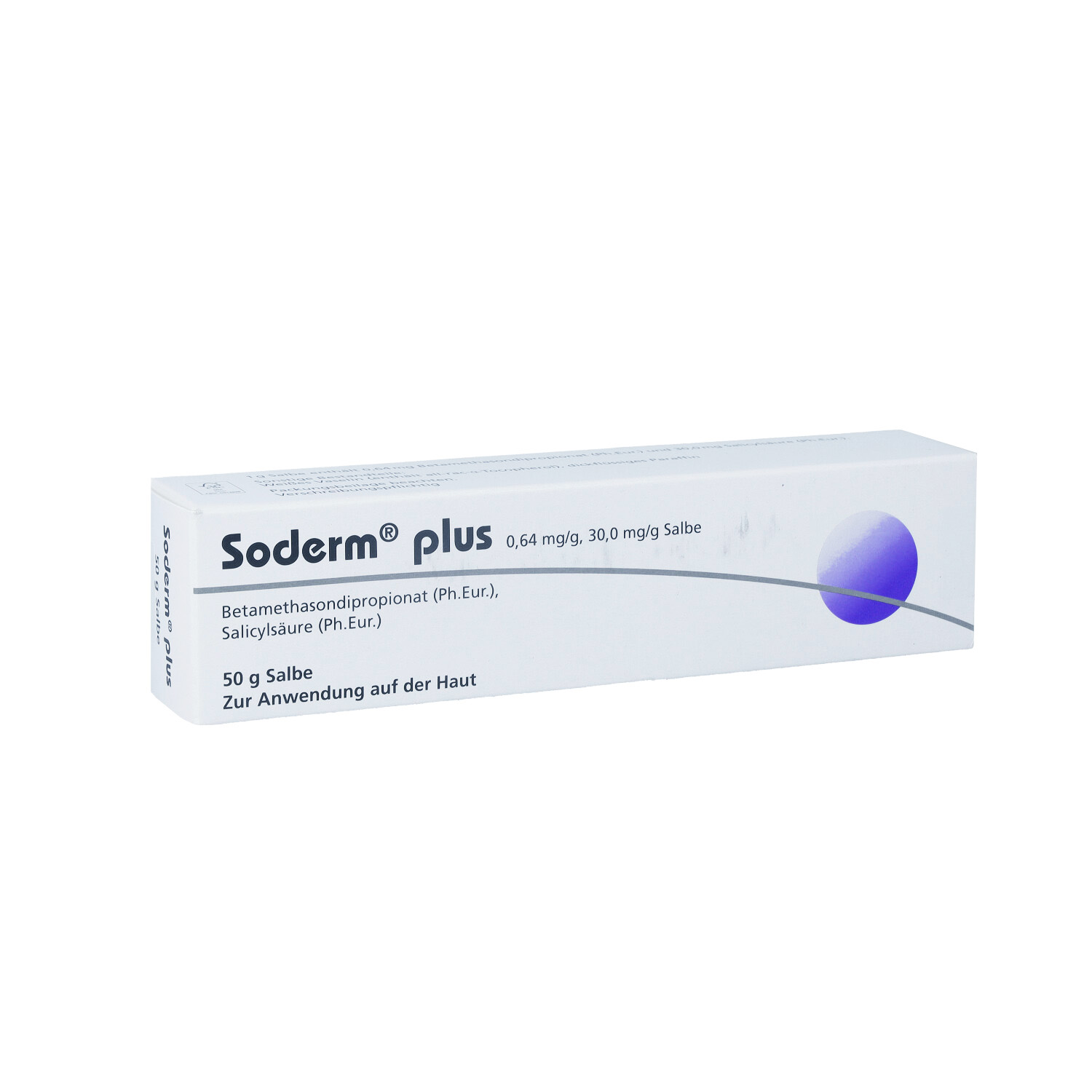 SODERM plus 0,64 mg/g + 30 mg/g Salbe