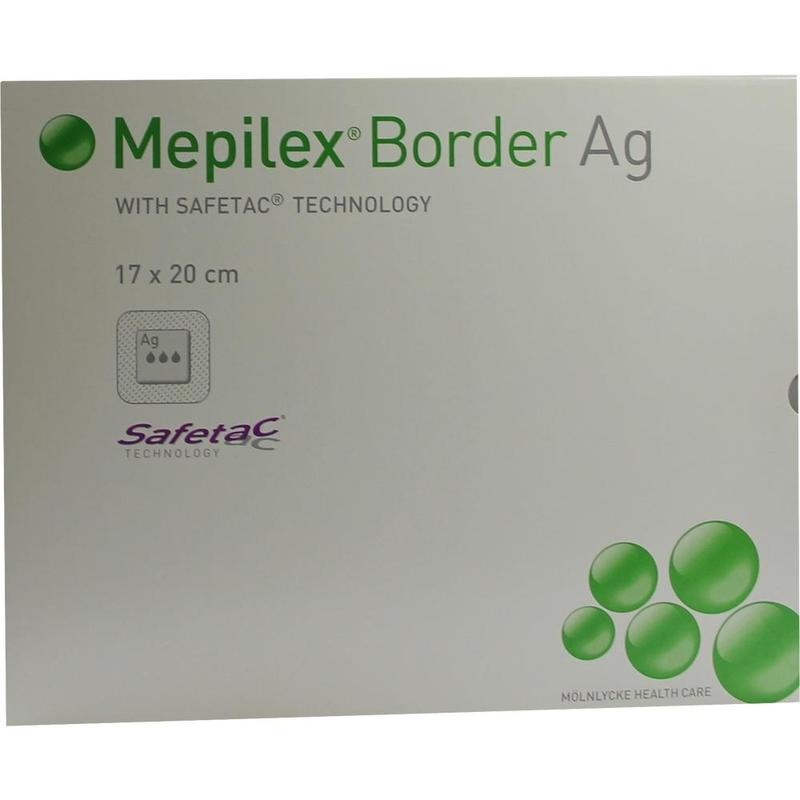 MEPILEX Border Ag Schaumverb.17x20 cm steril