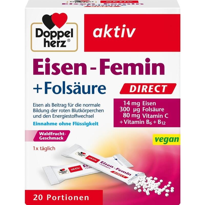 DOPPELHERZ Eisen-Femin DIRECT Pellets