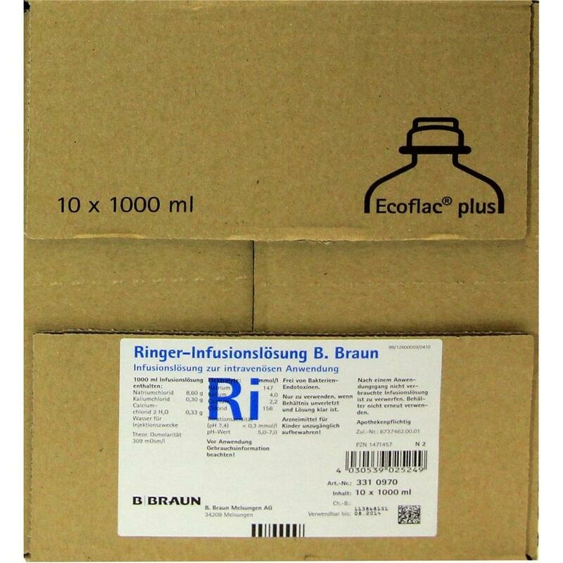 RINGER LÖSUNG B.Braun Ecoflac Plus